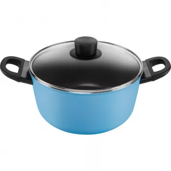 Sartén Ballarini Caprera 2H 24 cm, antiadherente, azul