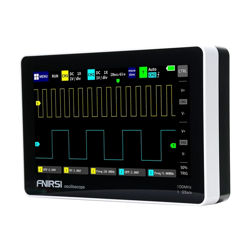 Osciloscopio tipo tableta portátil FNIRSI 1013D 7