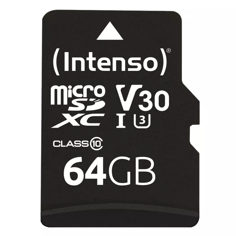 Tarjeta de memoria Intenso 64 GB MicroSDXC UHS-I Class 10 3433490