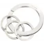 Llavero TROIKA NAIL GUARD plateado acero inoxidable 6 mm altura 3,5 cm diámetro