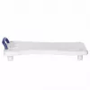Asiento de bañera ActionMed LW300AM con asa de sujeción – ayuda blanca para la bañera, resistente a la humedad, orificio para colgar