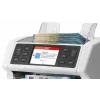 Safescan 2850 contador de billetes con detección de falsos (UV, magnético, tamaño), 1500 billetes/min, pantalla táctil, blanco