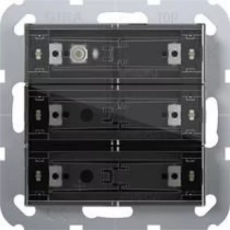 Gira Sensor táctil 4 Comfort 3 canales KNX, modelo 504300