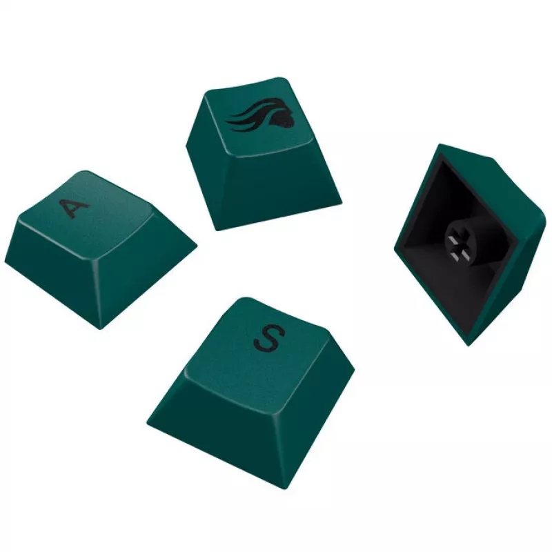 Set de teclas de sublimación de color PBT GLORIOUS GPBT Basics — distribución ANSI, color TGRN