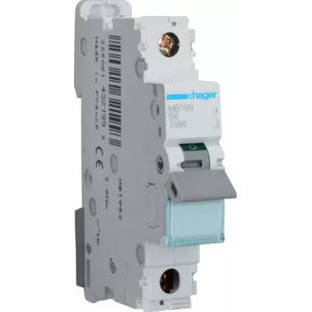 Hager MB199 interruptor automático magnetotérmico tipo B 1P 1 módulo (MB199)