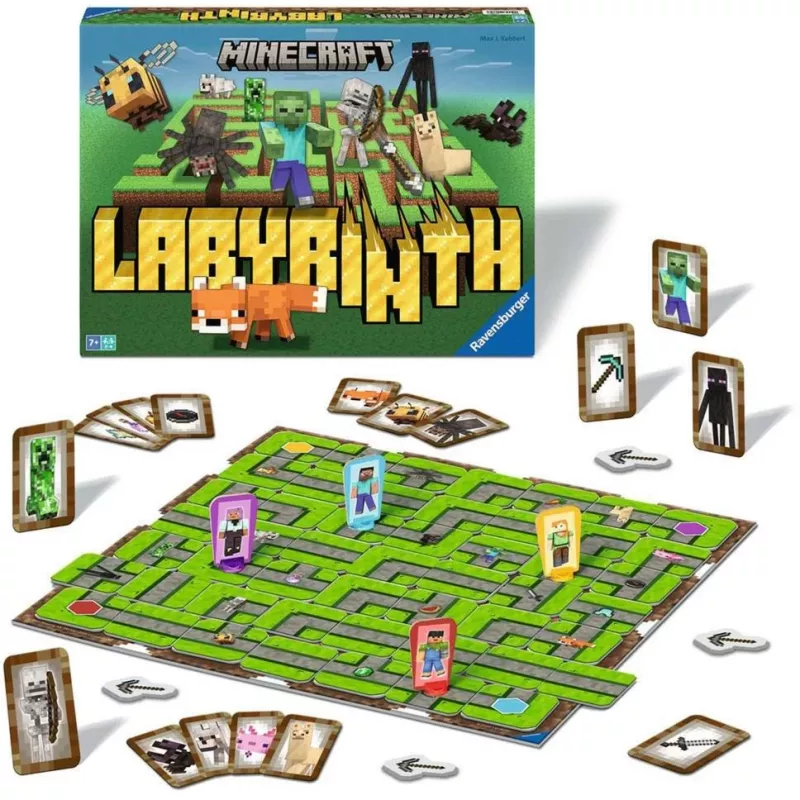 Minecraft Labyrinth, juego de mesa