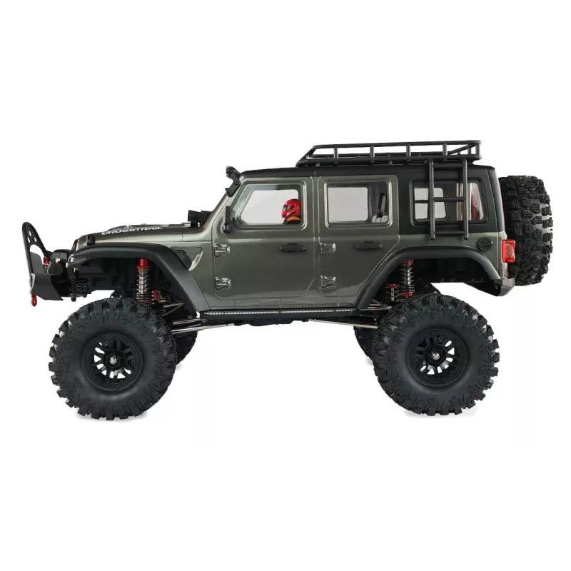 Coche RC Amewi AMXRock Crosstail Crawler 4WD 1:10 ARTR antracita - gris (22657)