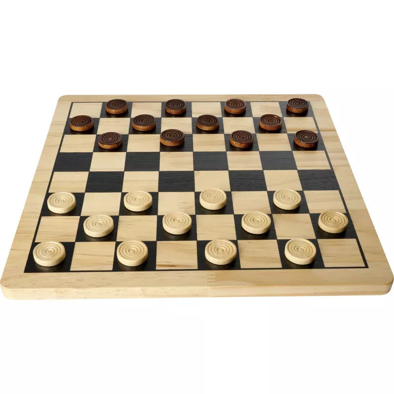 Deluxe Wood - Ajedrez y damas, juego de mesa