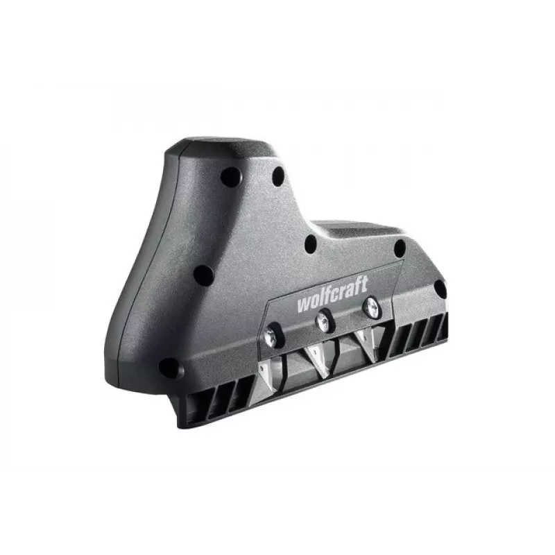 Cepillo Wolfcraft cepillo de bordes triple 4009000 — grafito, cuchillas trapezoidales, apto para placas de yeso
