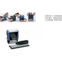 Sello de texto trodat Printy Typo 4911T — sello de texto autoentintable, 3 líneas