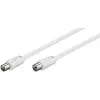 Cable coaxial Microconnect COAX050W 5 m blanco
