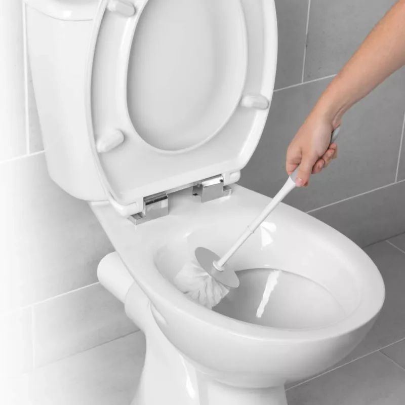 Escobilla de inodoro Beldray LA080714UFFEU7 con soporte antibacteriano