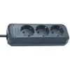 brennenstuhl Eco-Line - Regleta de enchufes - 3 tomas - cable de 1,5 m - negro (1158620015)