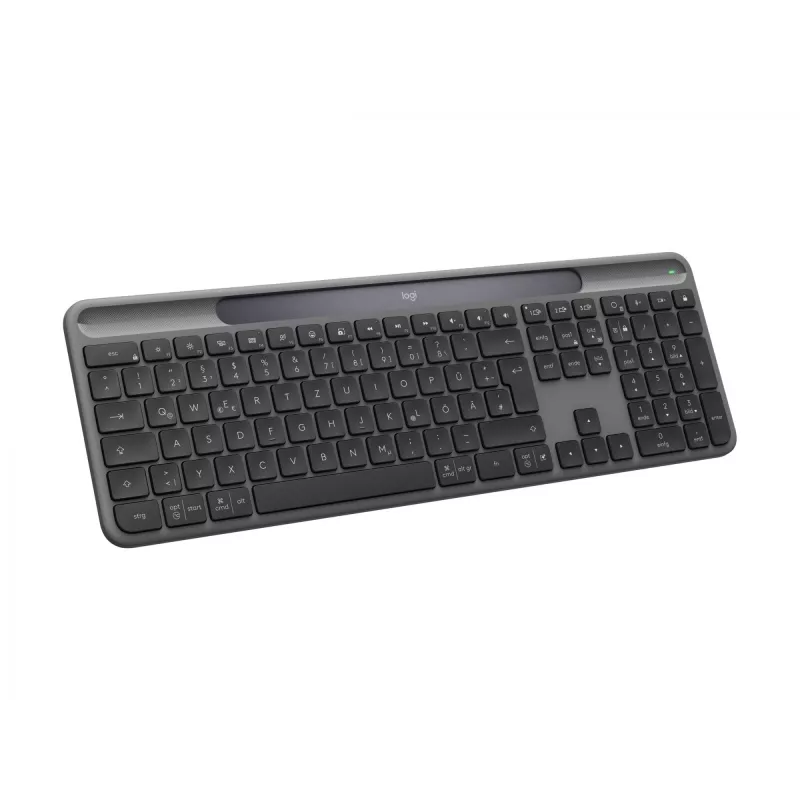 Logitech Signature Slim Solar+ K980 Teclado inalámbrico, QWERTZ alemán, grafito