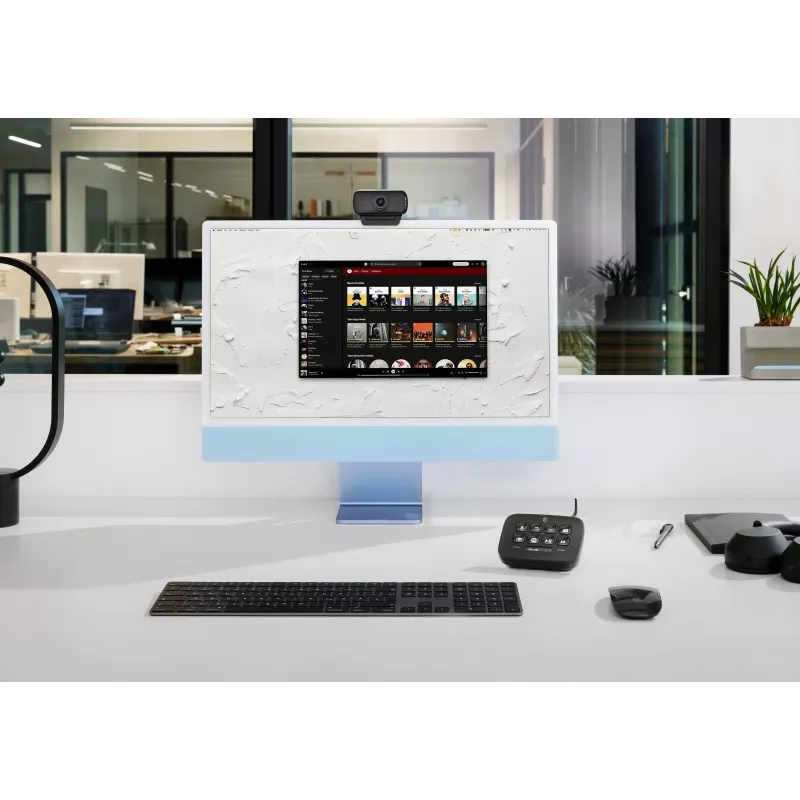 Hardware Stream Deck Elgato Neo negro 10GBJ9911 — teclas personalizables para atajos y macros