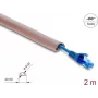 Canaleta para cables DELOCK 20762 PVC marrón 1 ud. funda protectora de gestión de cables