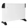Radiador eléctrico de convección NOVEEN CH-6000 TIMER TURBO FAN 2000W 3 niveles de potencia montaje en pared/suelo blanco