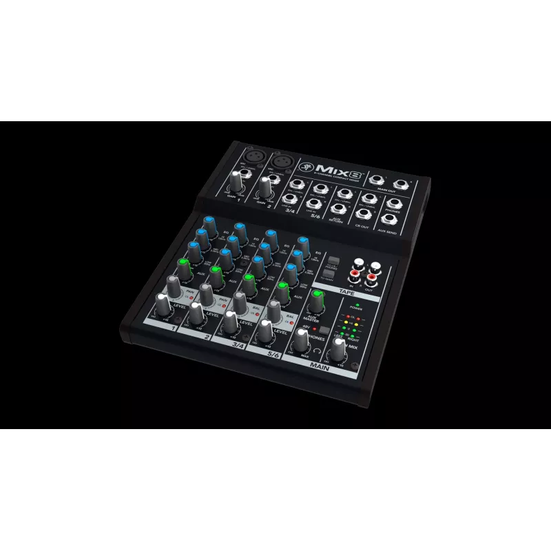 Mackie Mix8 mezclador de 8 canales, 20–30000 Hz, negro