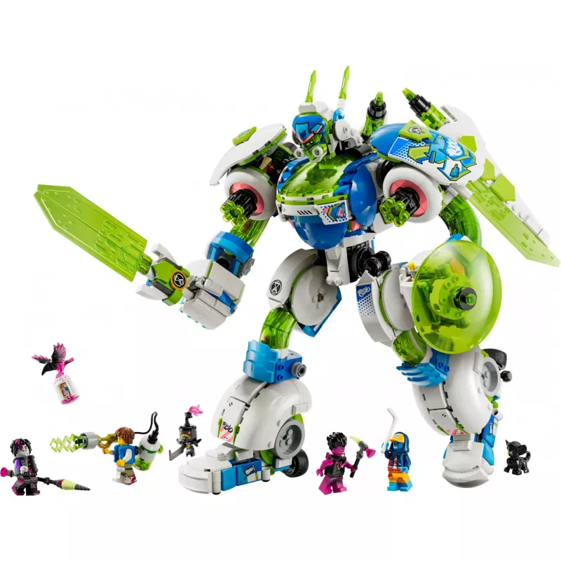 Juguete de construcción LEGO Mateo y Z-Blob el Mech Caballero Set 71485 — Minifigura y set de juego de mech construible