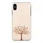 Funda para móvil man and wood para iPhone XS Max – madera de manzano, negro