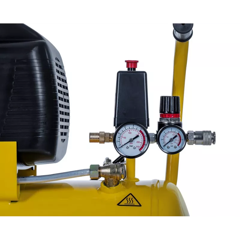 Compresor de aceite Stanley 24 l 1500 W FCCC404STN005 24 l 8 bar set de 6 piezas
