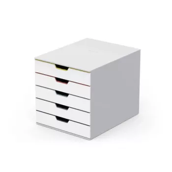Archivador de cajas Durable VARICOLOR Mix 5 plástico multicolor blanco 762527