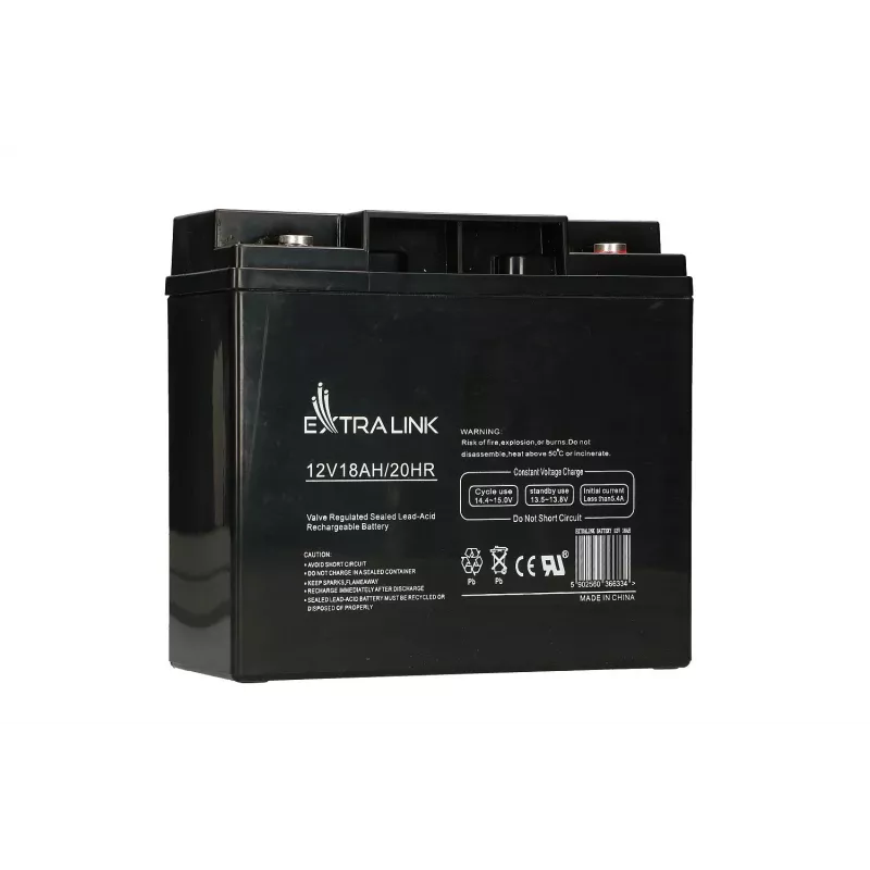 Extralink AGM 12V 18Ah batería sin mantenimiento