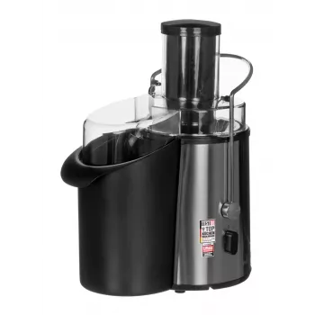 Exprimidor CLATRONIC AE 3532 1000 W, carcasa de acero inoxidable, contenedor de pulpa de 2 L, 2 velocidades, antigoteo