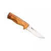 Cuchillo fijo HELLE Eggen 12C27 — mango de acero inoxidable, cuchillo de exterior compacto