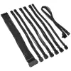 Kit de prolongación de cables con funda Kolink Core Pro 12V-2x6 Type 1 - negro intenso