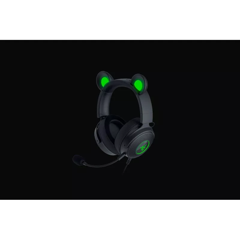 Razer Kraken V2 Pro Kitty Edition – Auriculares gaming over-ear con cable, negro