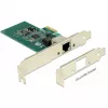 DeLock tarjeta PCI Express > 1 x Gigabit LAN - adaptador de red - PCIe 2.1 perfil bajo - Gigabit Ethernet