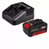 Soplador de hojas a batería EINHELL GE-UB 18/250 Li con 1x4,0 Ah batería, 18 V