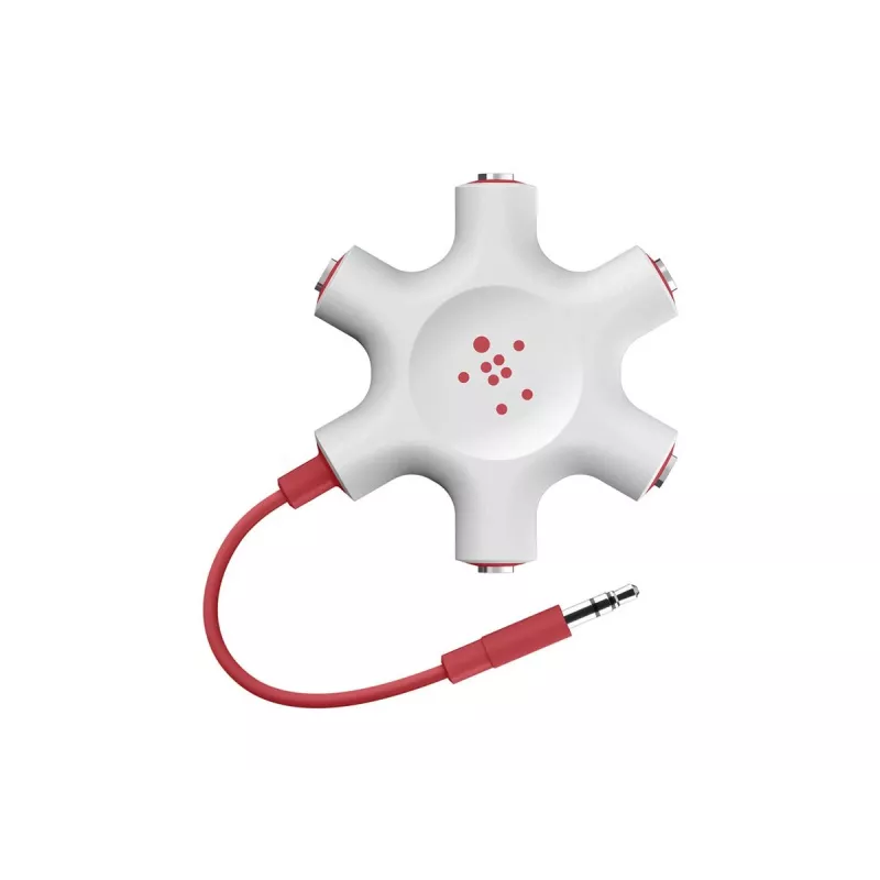 Belkin F8Z274BT - verde - blanco - 1x 3,5 mm - 5x 3,5 mm - macho - hembra