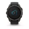 Garmin fenix 8 Solar Sapphire reloj inteligente 51 mm, 1,4" AMOLED 280 x 280 pantalla táctil, GPS, Wi-Fi, titanio, correa de silicona negra