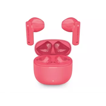 Energy Sistem | Auriculares True Wireless | StreetMusic | Bluetooth | In-Ear | Micrófono | Inalámbricos | Rosa