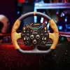 Volante de simracing Asetek SimSports GT Rim Closed D cuero naranja