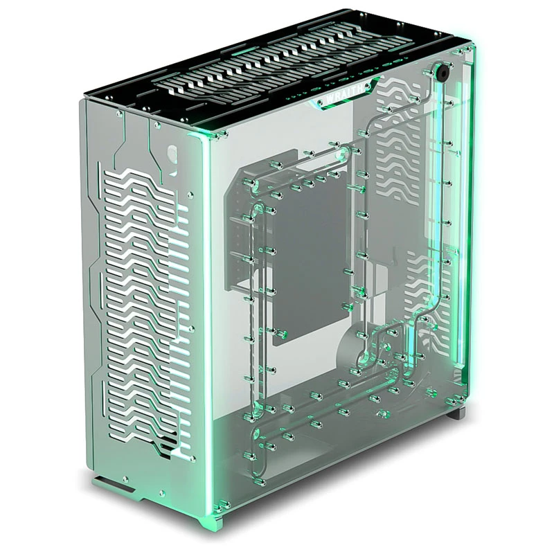 Singularity Computers Wraith Caja de PC ITX/DTX, Plata