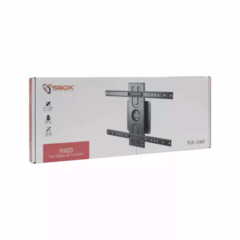 Sbox PLB-1246F Soporte fijo de pared para TV de pantalla plana 37-70 50kg