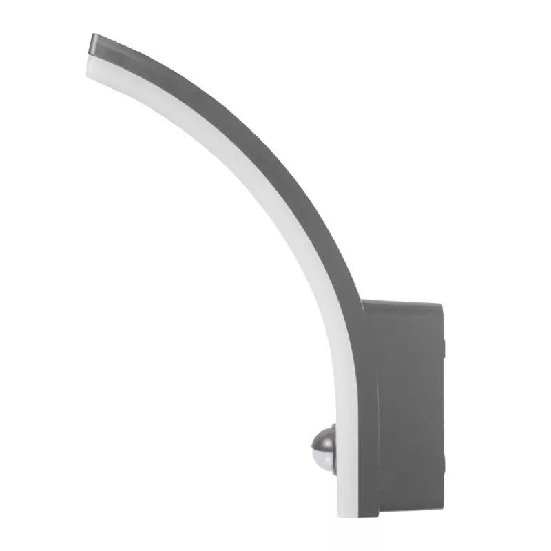 Lámpara de pared LED MACLEAN MCE512 GR con sensor de movimiento, lámpara LED de bajo consumo