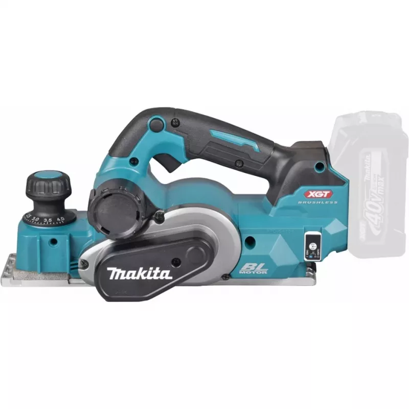 Cepillo a batería KP001GZ, 40 voltios, cepillo eléctrico azul/negro, sin batería ni cargador
