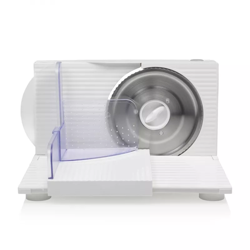 Cortadora eléctrica universal Tristar EM-2098 150 W blanca, grosor de corte 1,5 cm