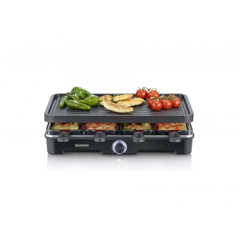 Raclette y parrilla Severin RG 9670 8 personas 1400 W negro