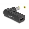 Adaptador DeLOCK USB Type-C conector hembra a HP 4,8 x 1,7 mm conector macho 90° en ángulo