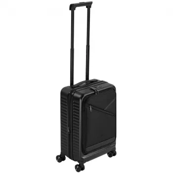 Maleta de cabina Rivacase 8180 Clark ECO – equipaje de mano, carcasa rígida, negro