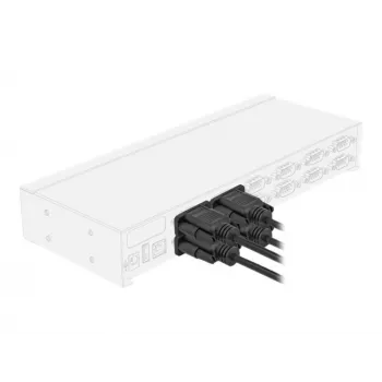Cable serie DeLOCK 86605 negro 2m RS-232 Sub-D9