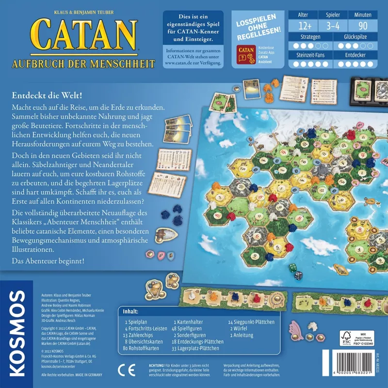 CATAN - Aufbruch der Menschheit, juego de mesa
