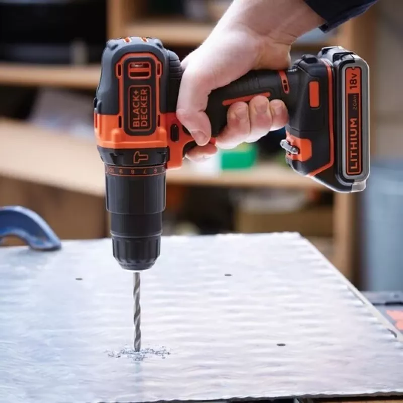 Black & Decker BDCHD18K1B2-QW Taladro 1400 rpm