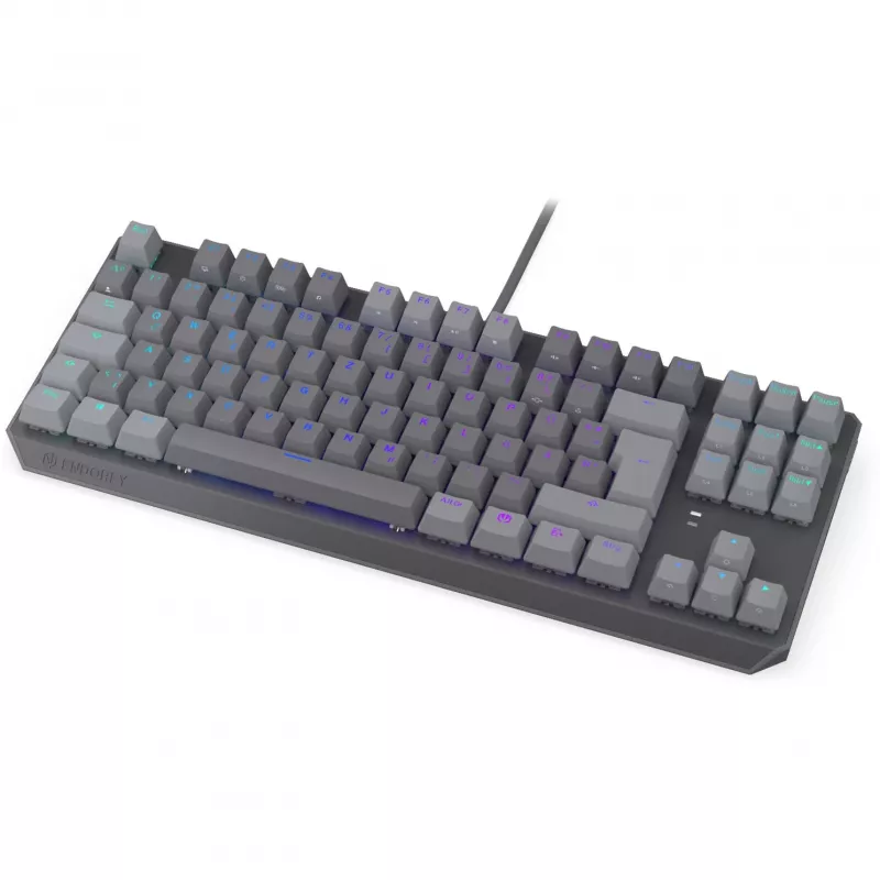 Teclado mecánico ENDORFY Thock V2 TKL con interruptores rojos, Tenkeyless, Distribución DE
