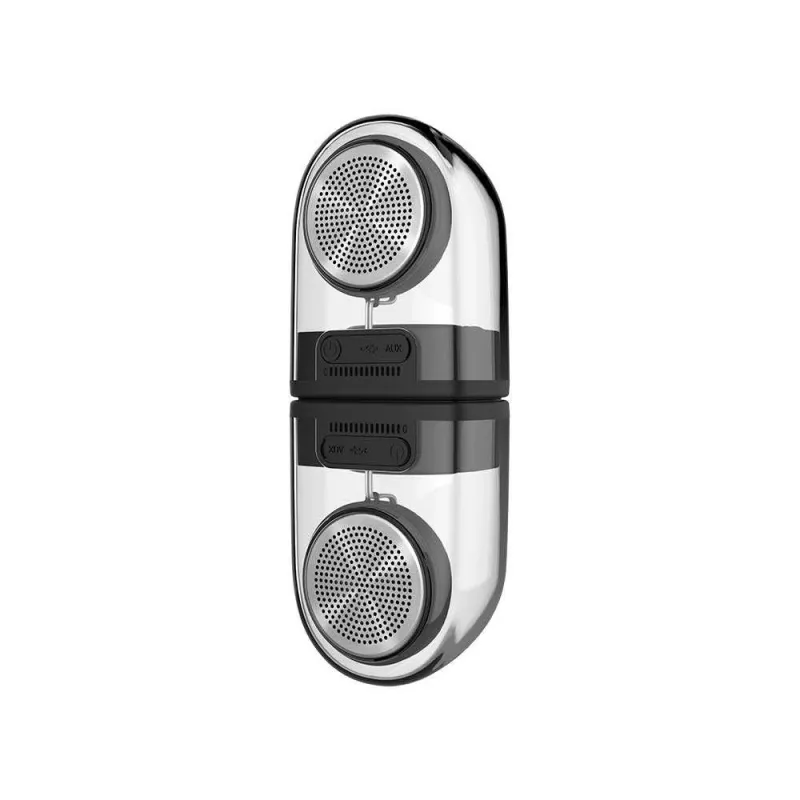 Altavoz portátil Devia Crystal series TWS, negro
